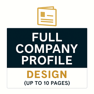 Full Company Profile Design (Up to 10 Pages)